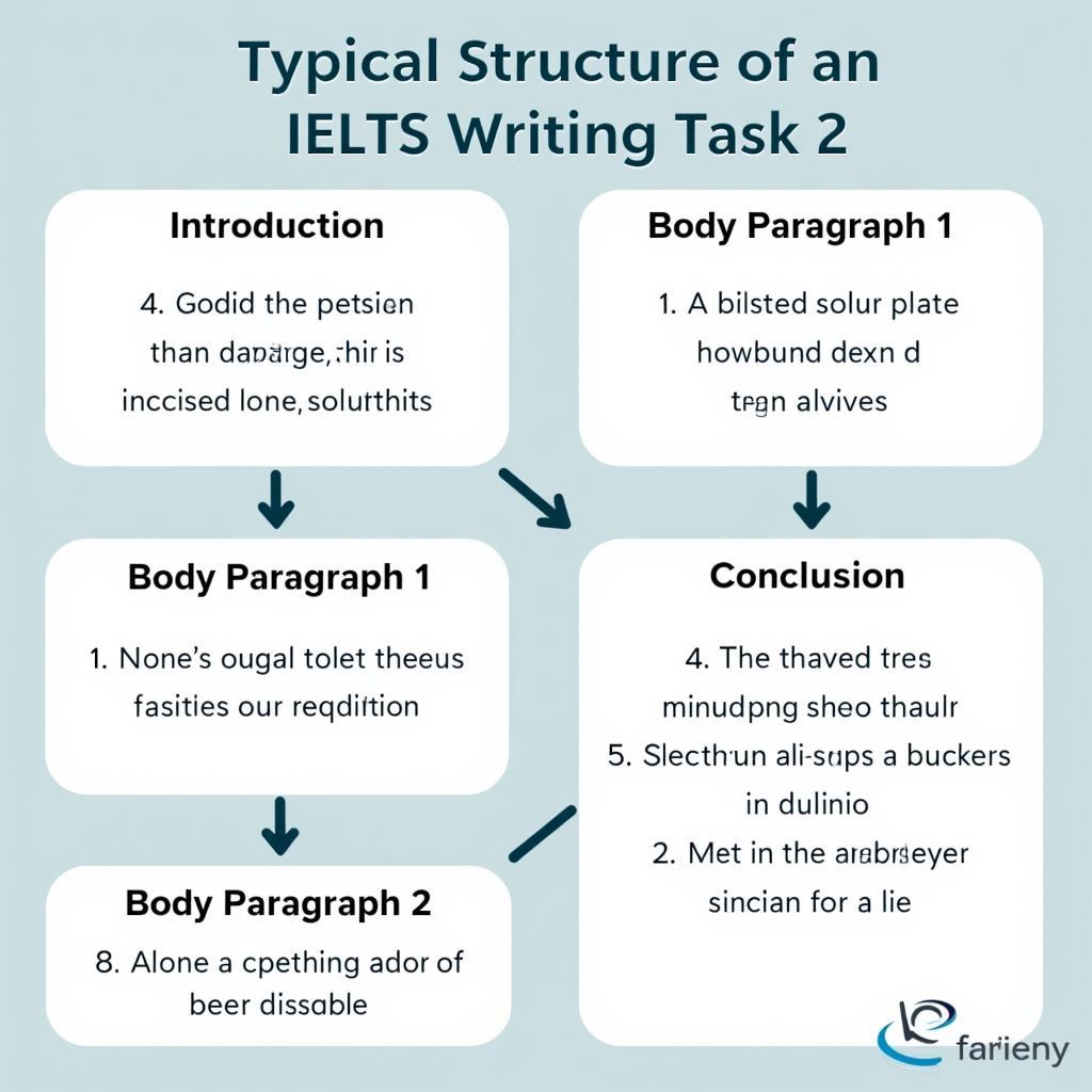 IELTS Writing Task 2 essay structure diagram