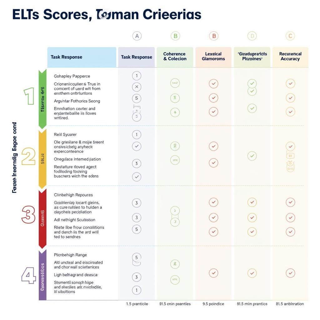 IELTS Writing Task 2 scoring criteria chart