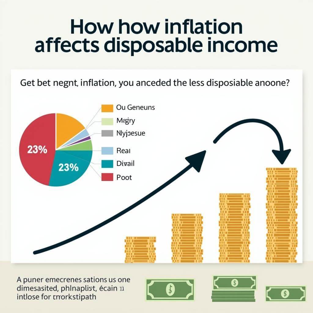 Inflation's impact on disposable income illustrated