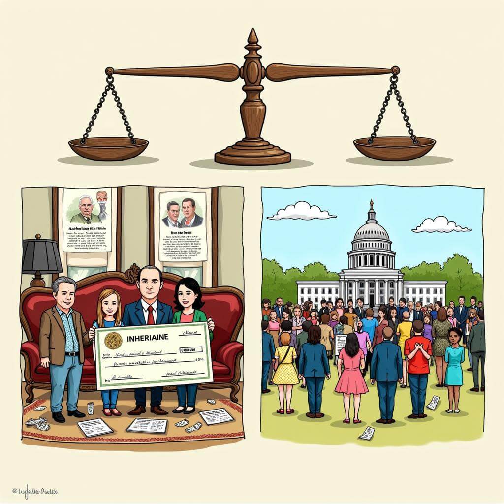 Inheritance Cap Debate: Economic Inequality Concept