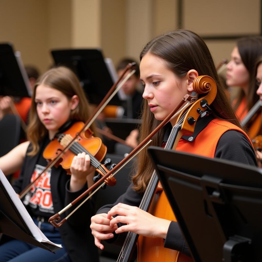 Music education teaches teamwork and discipline