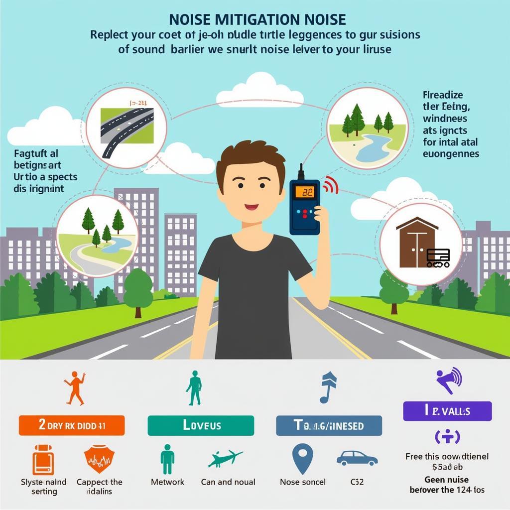 Noise pollution measurement and mitigation techniques