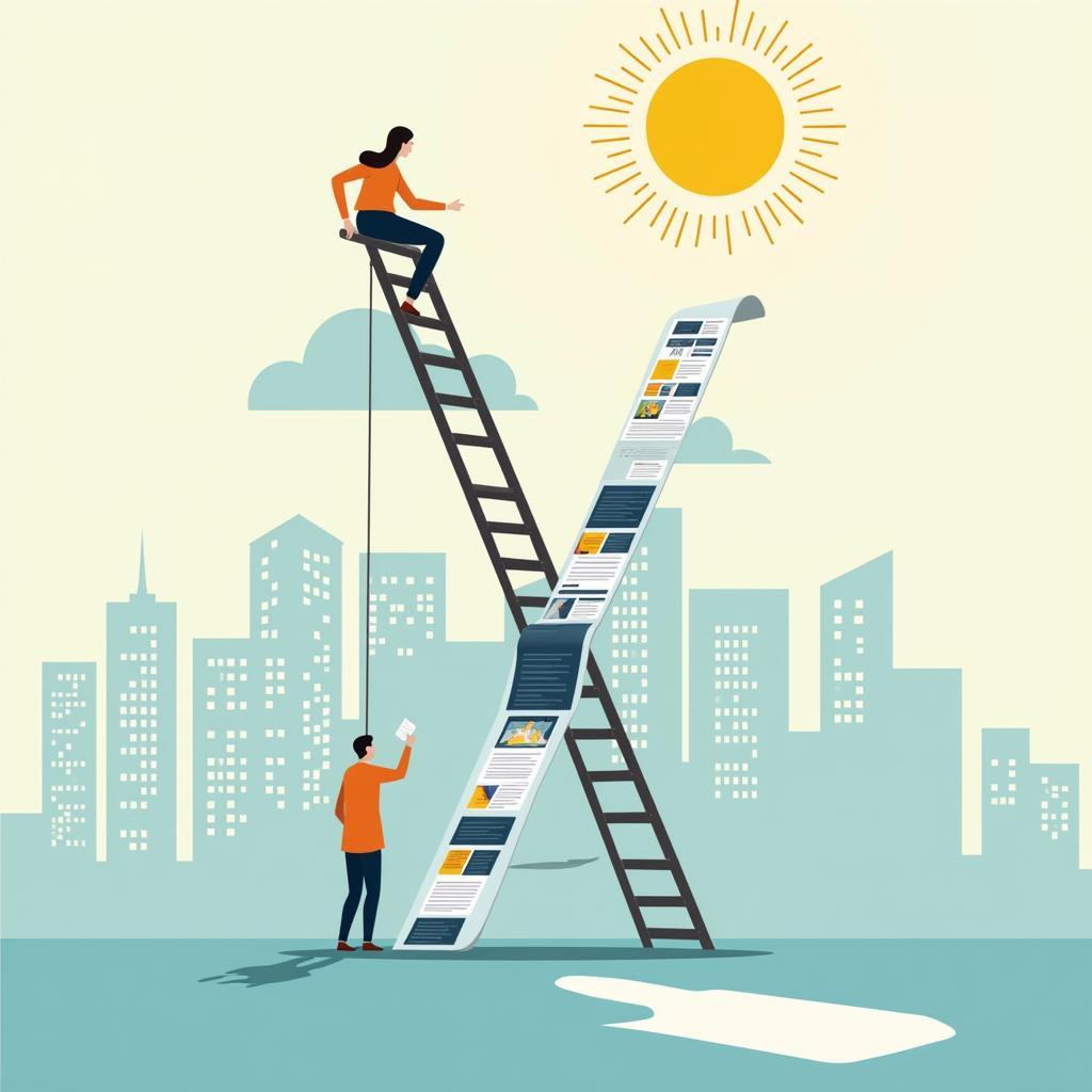 Personal Branding and Career Success Illustration
