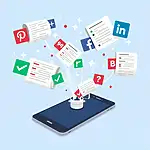 Social media's impact on news credibility illustrated
