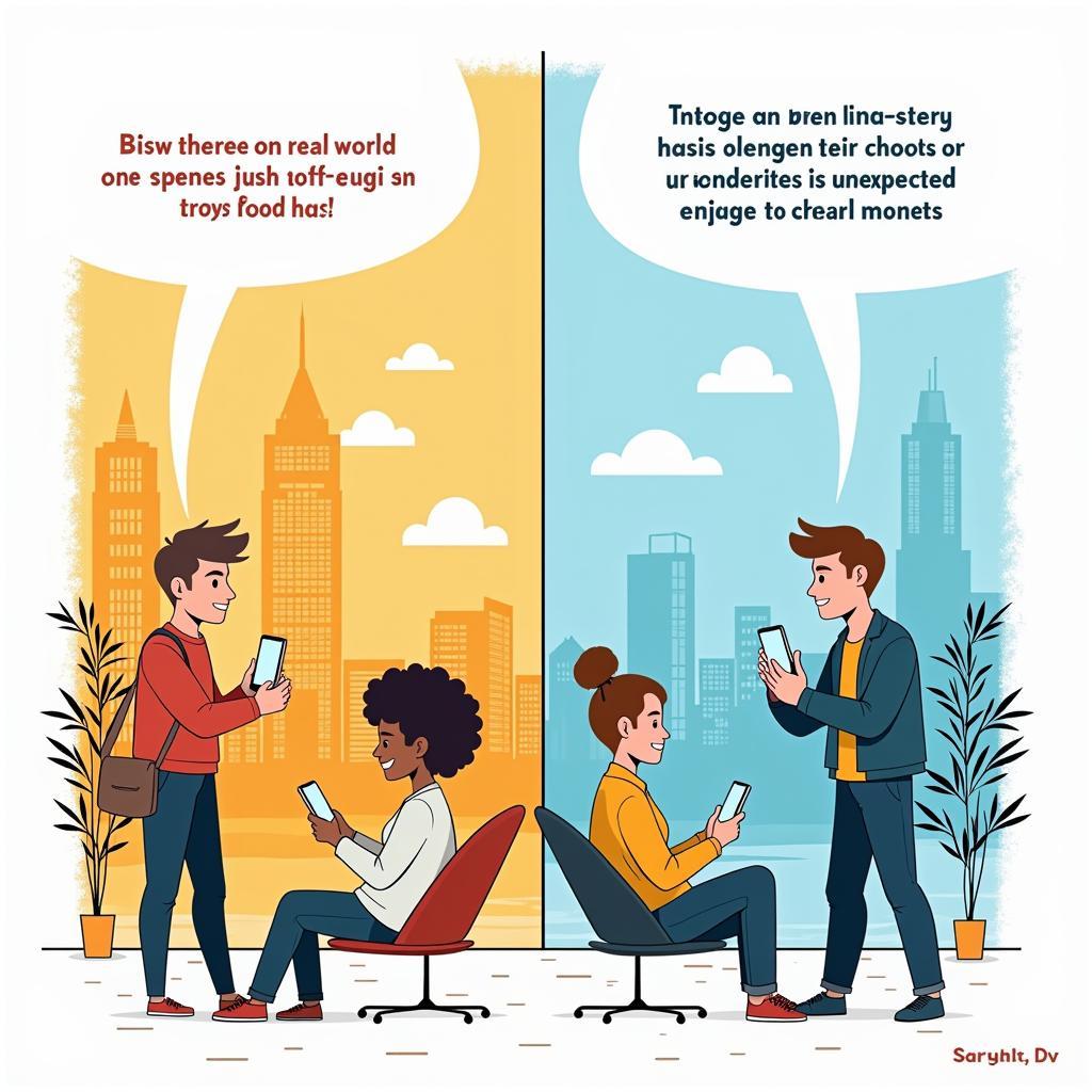 Illustration of technology's impact on unexpected experiences