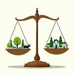 Wildlife conservation and human welfare balance