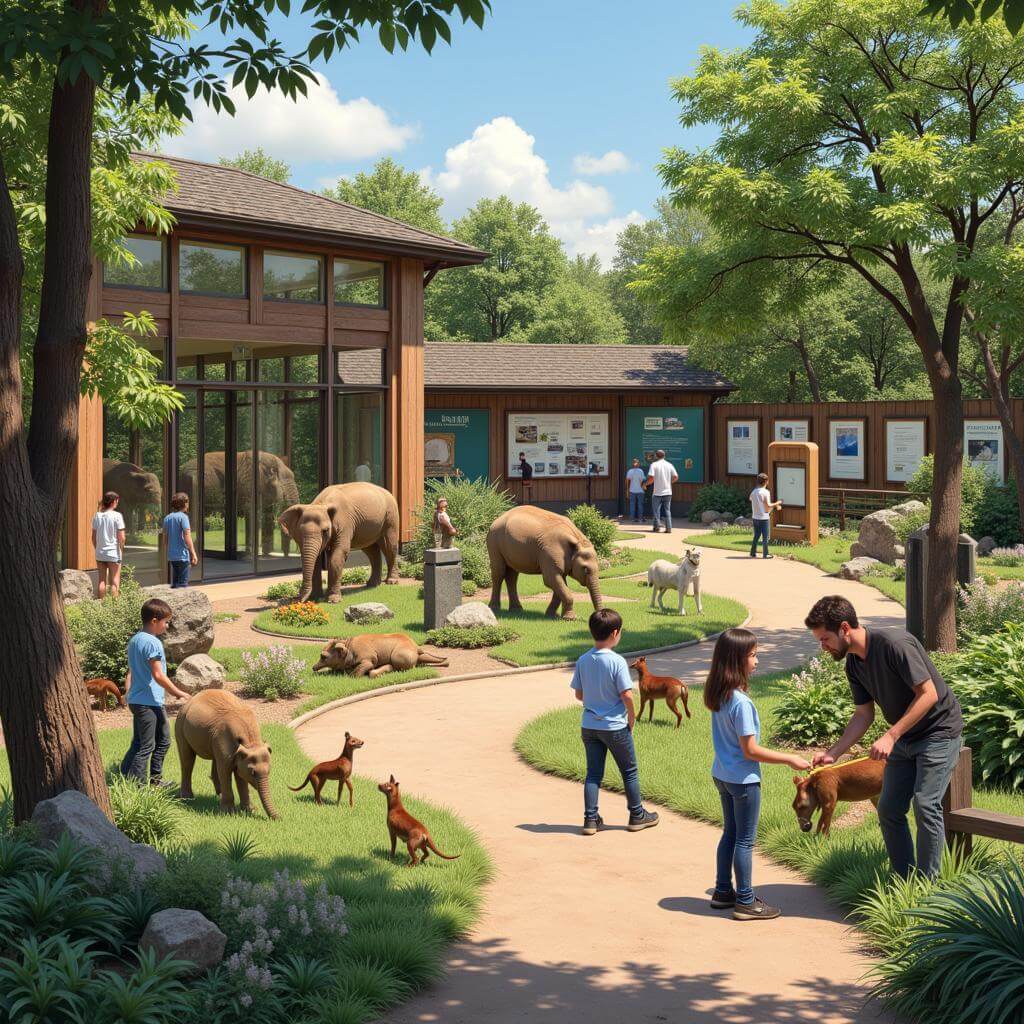Zoo conservation efforts for endangered species protection