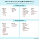 Essential Academic Vocabulary for IELTS Task 1 Reports