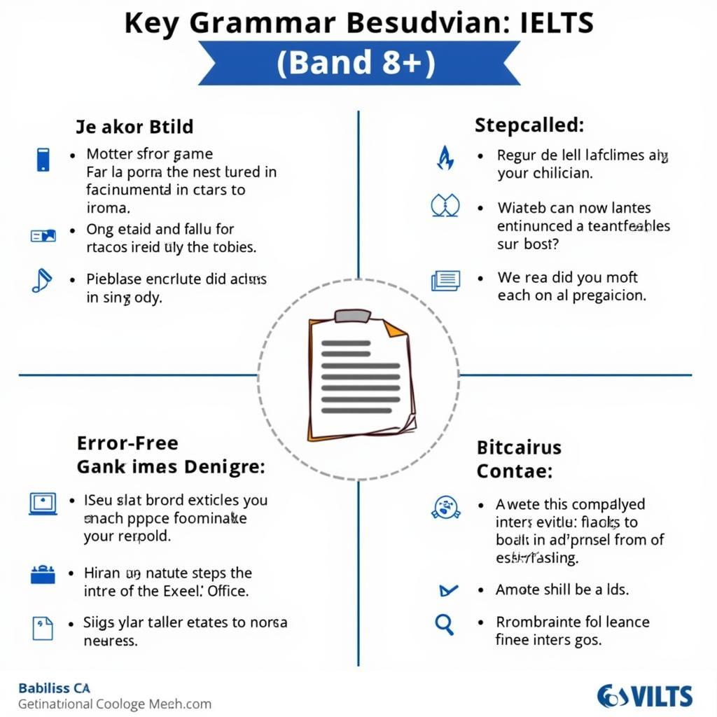 Advanced Grammar Requirements for IELTS Writing Band 8
