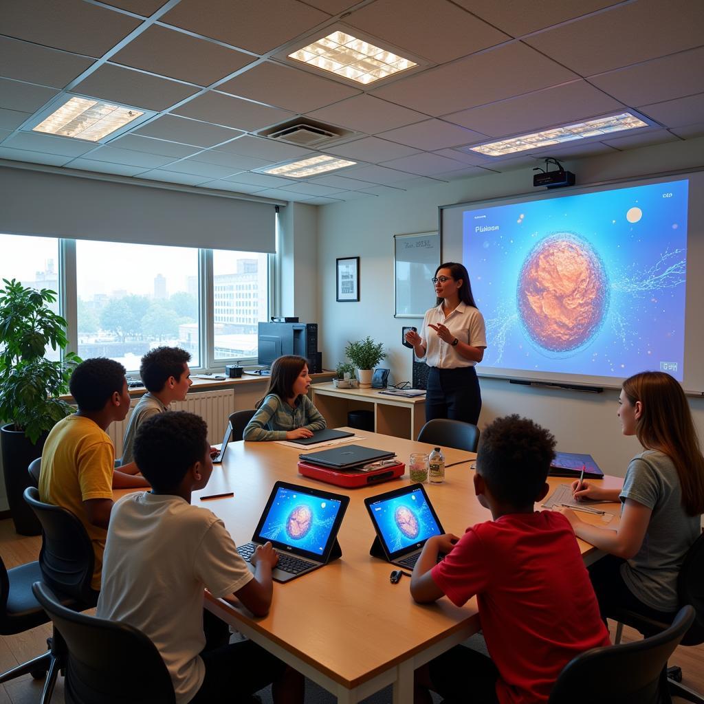 AI-powered tools transforming creative arts education in modern classroom