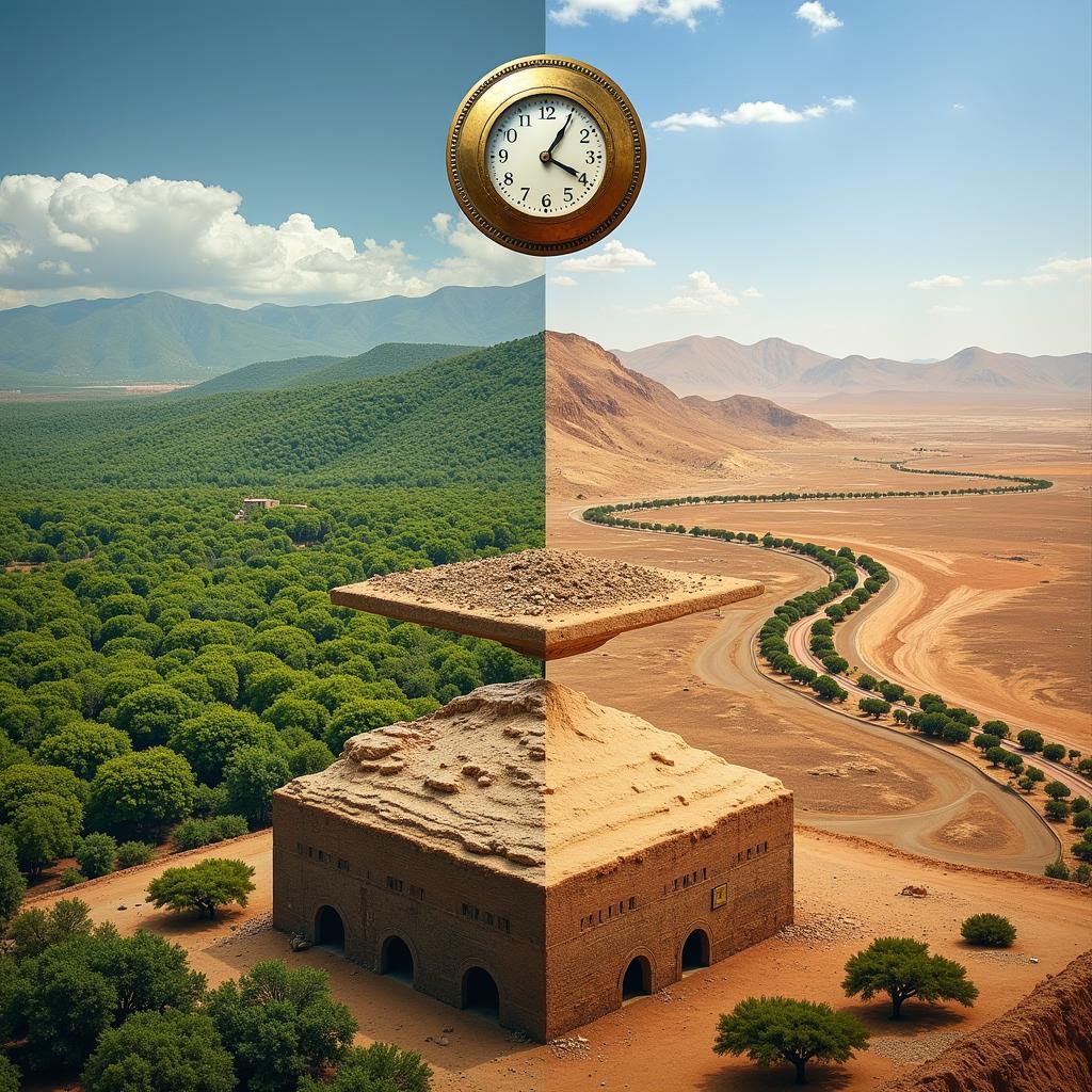 Anthropocene epoch: Desertification as a marker of human impact