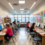 The importance of art education in high school classroom setting
