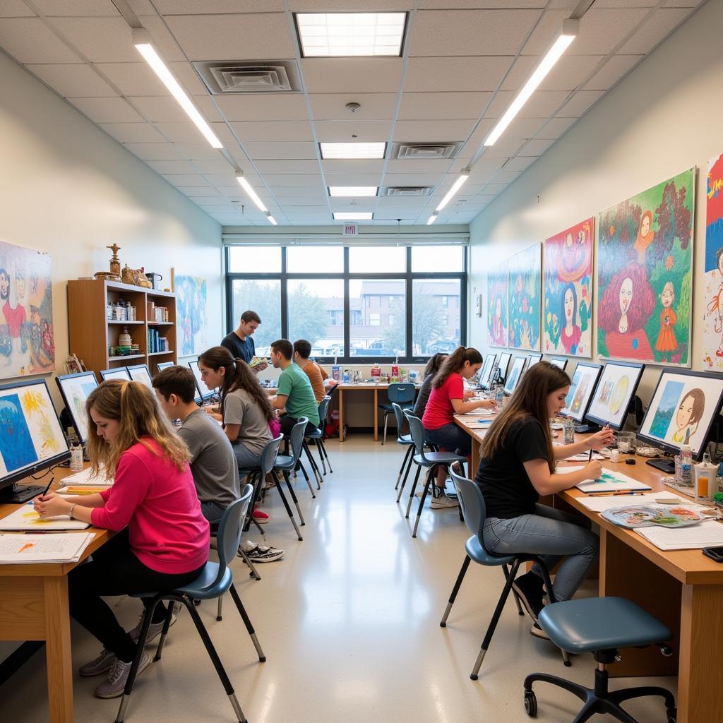 The importance of art education in high school classroom setting