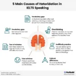 Common causes of hesitation in IELTS Speaking explained with visual aids