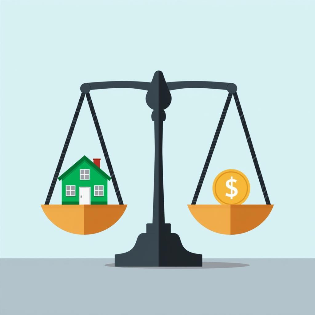 Visual representation of balance between individual freedom and government regulation