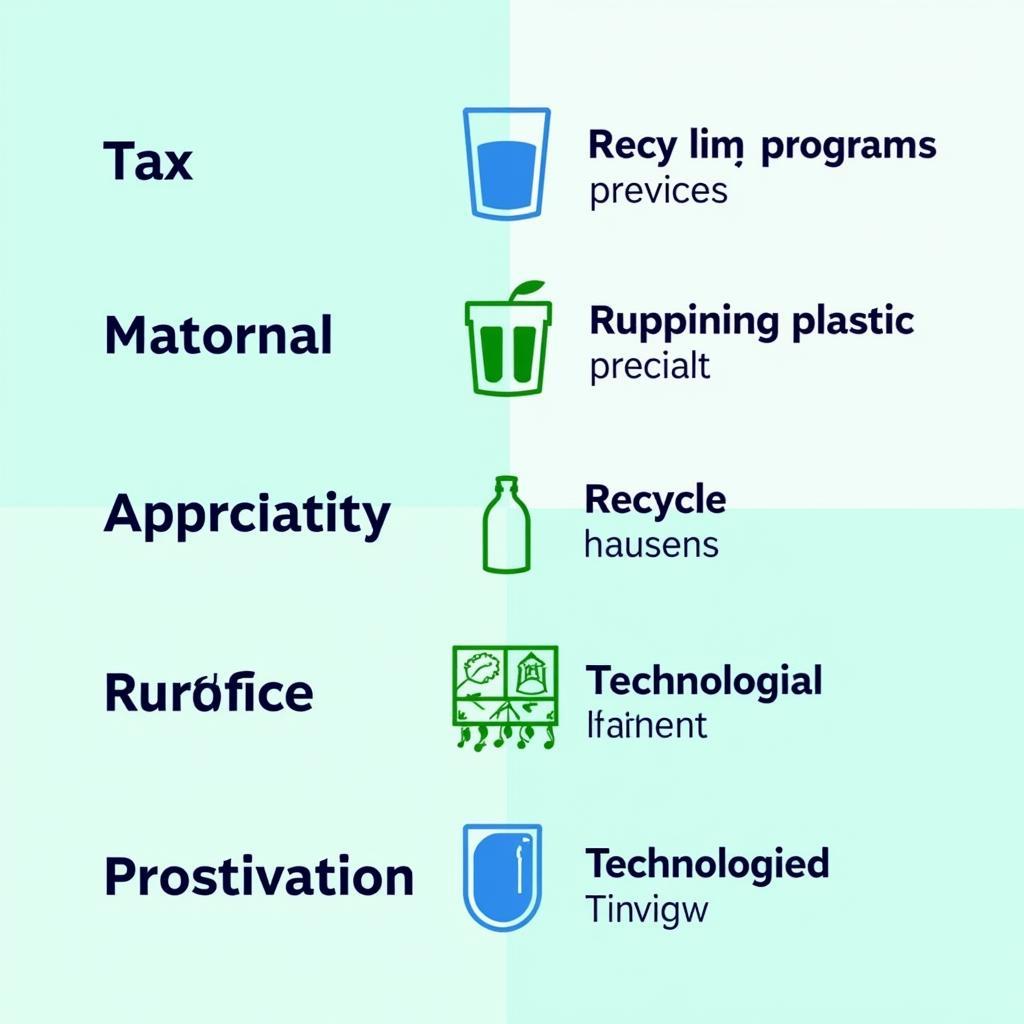 Comprehensive strategy combining taxation with environmental initiatives