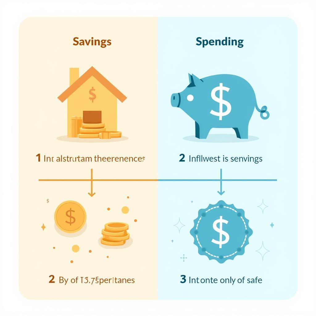 Strategic balance between saving and spending for optimal financial management