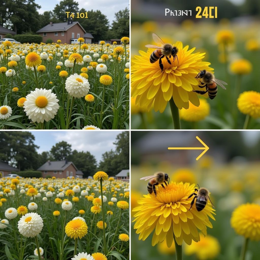 Declining Bee Population Impact on Garden Environment