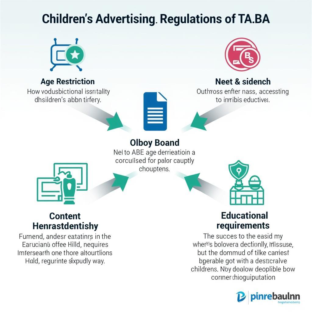 Regulatory framework for children's advertising showing balance between protection and education