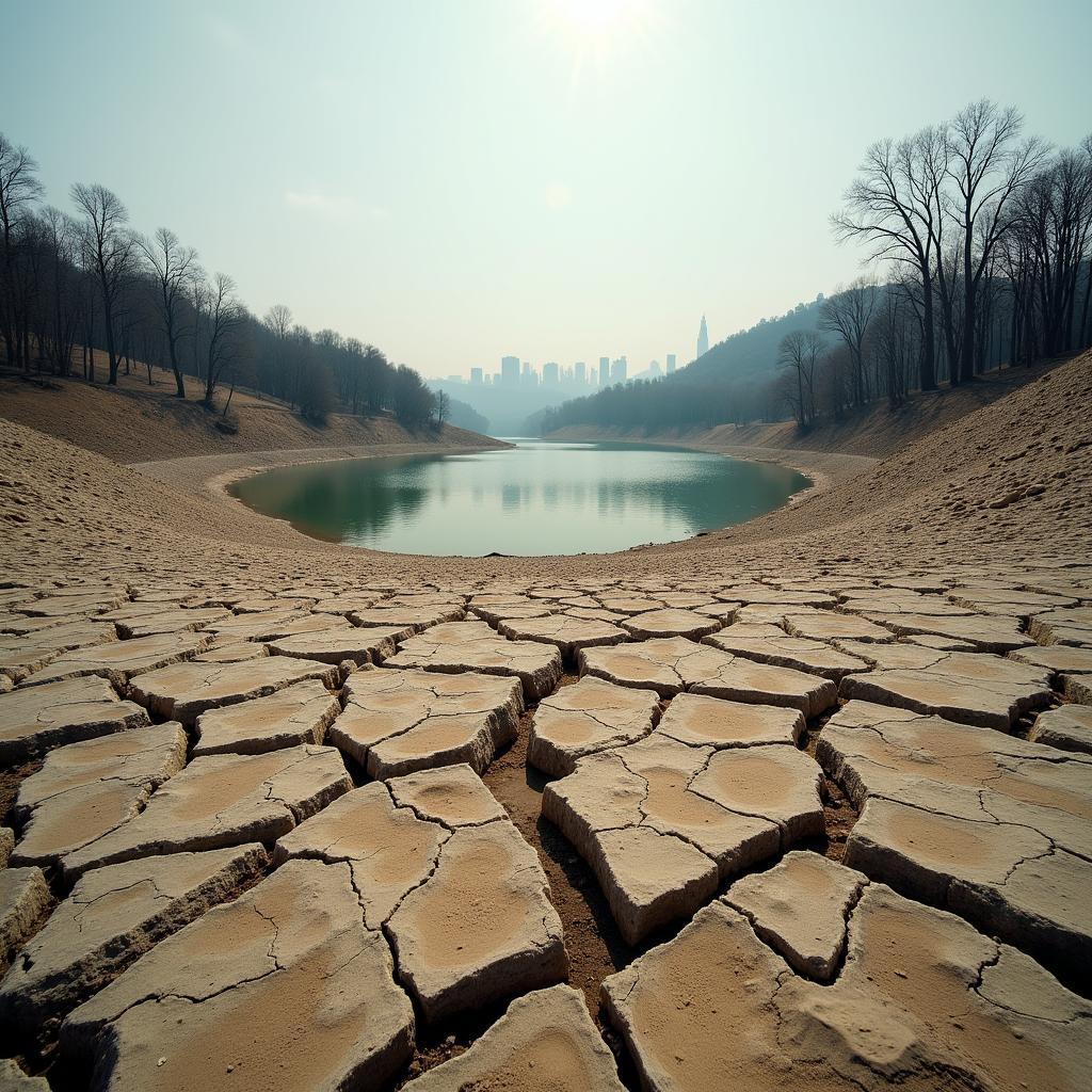Climate change severely impacts global freshwater availability through rising temperatures and extreme weather