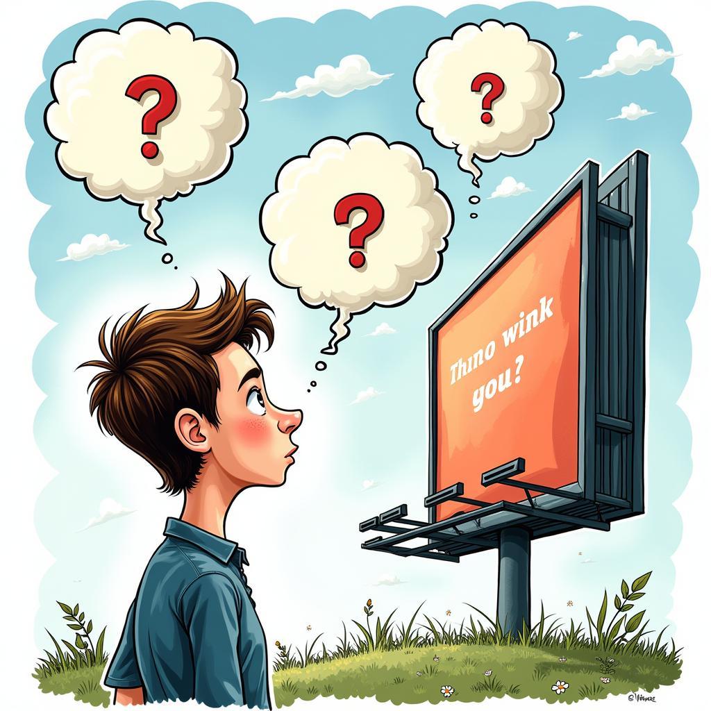 Consumer critically evaluating advertisement message