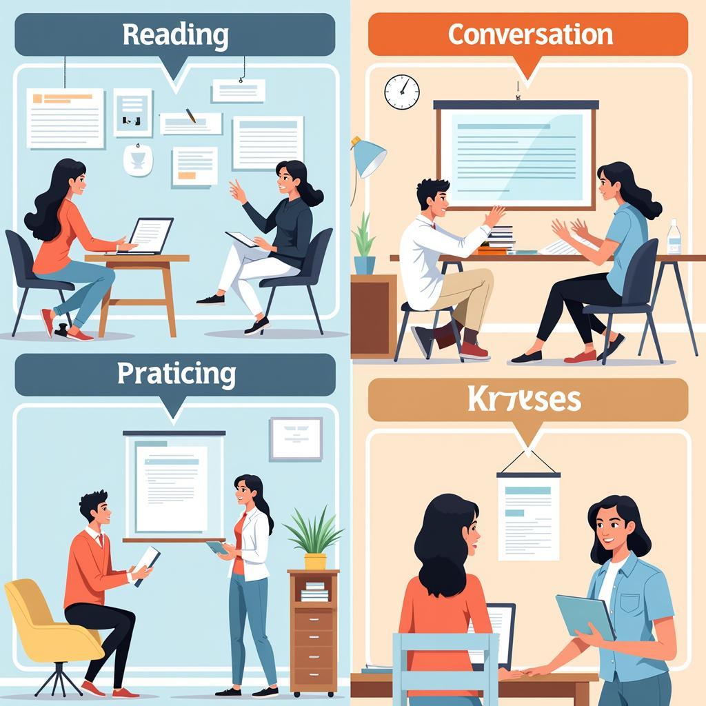 Contextual vocabulary learning and practice methods