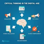 Critical Thinking in the Misinformation Age Infographic