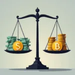 Cryptocurrency versus traditional money debate in global economy