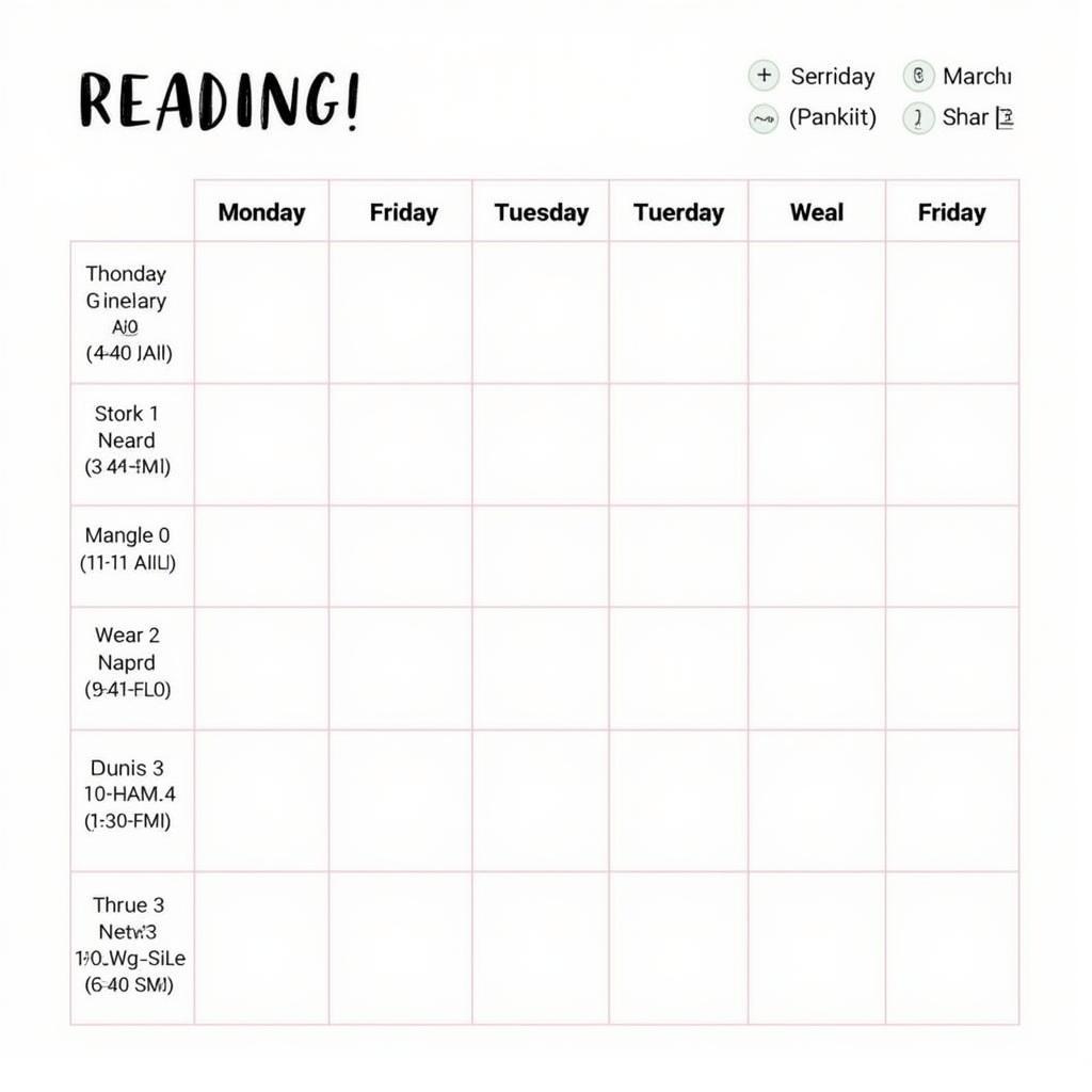 Structured daily reading practice schedule for IELTS preparation