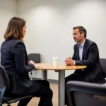 IELTS candidate discussing decision-making process with examiner