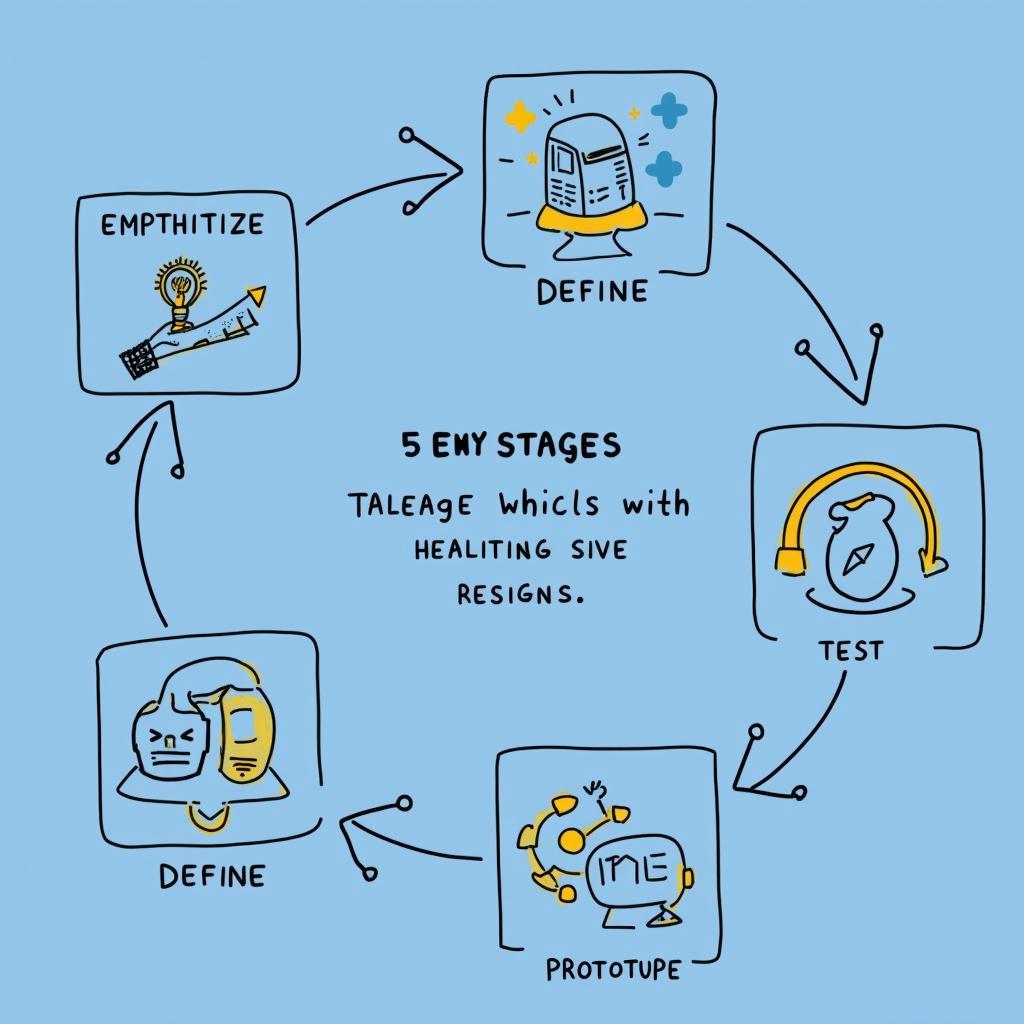 Design thinking process stages in modern problem-solving approaches