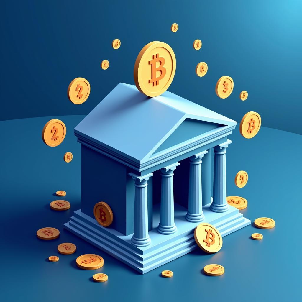 Digital Currency and Central Bank Relationship Illustration