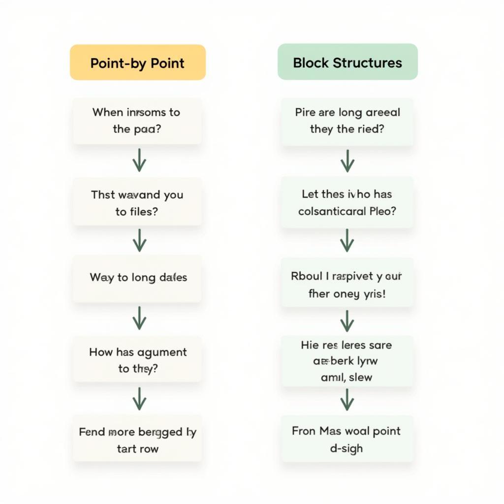 Different methods of organizing arguments in IELTS Writing Task 2