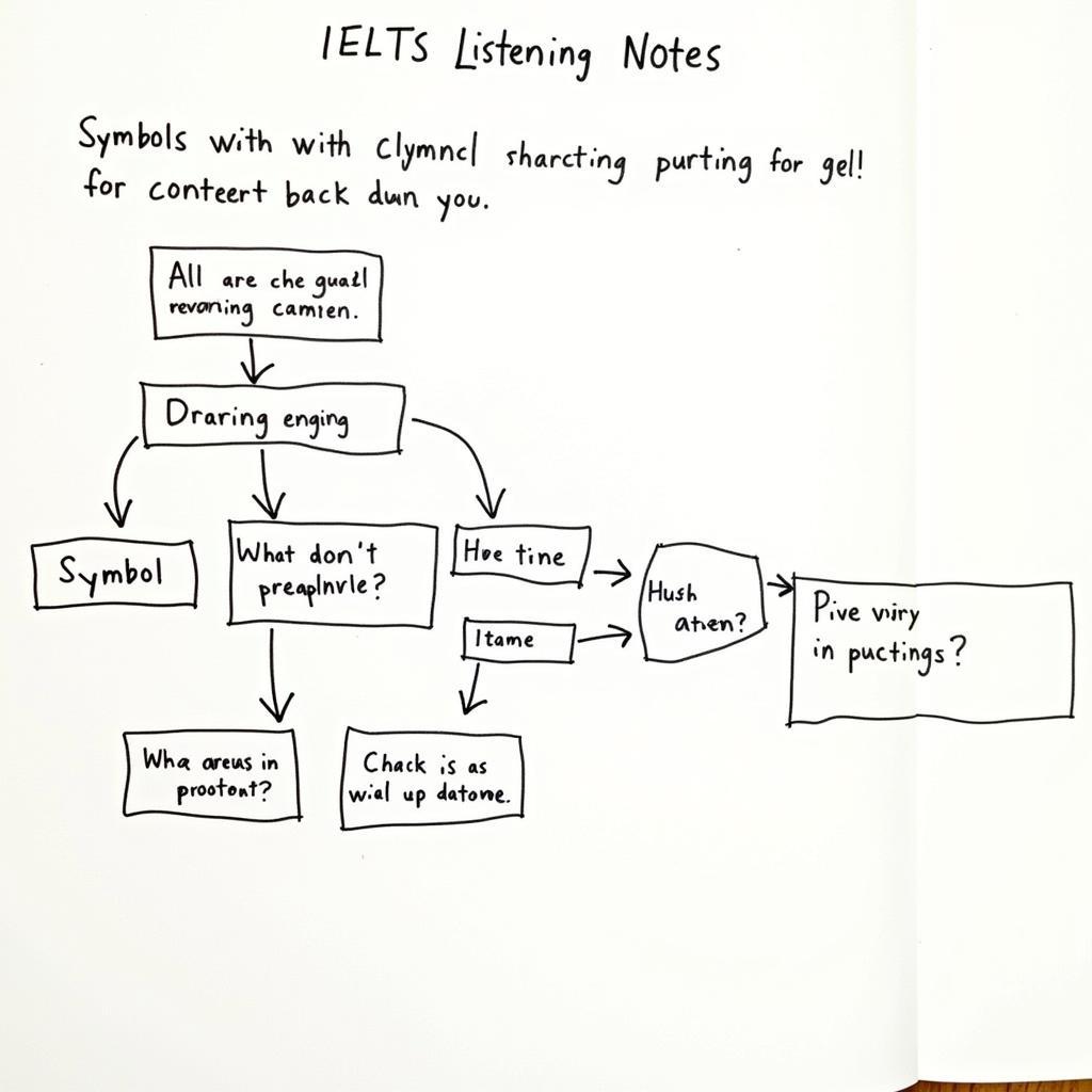 Professional note-taking techniques for IELTS listening