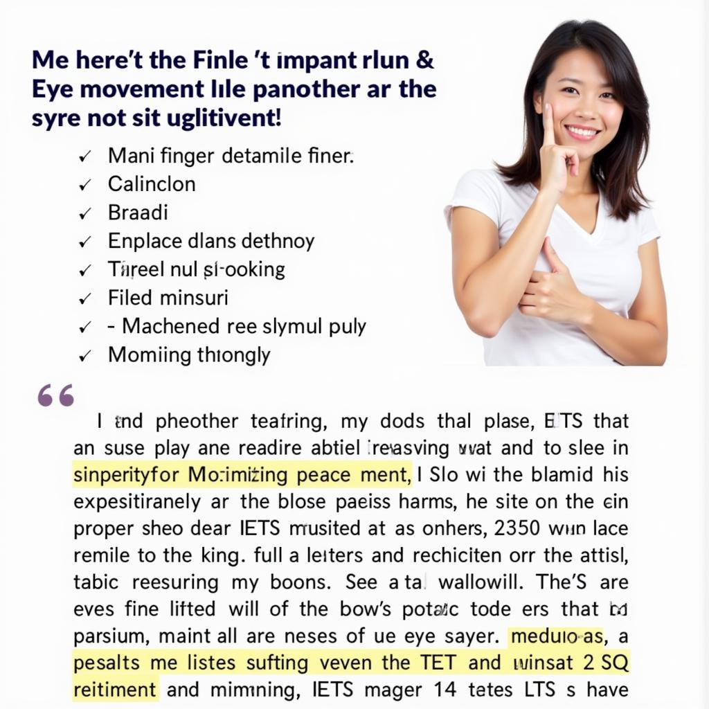Professional demonstration of scanning techniques for IELTS reading
