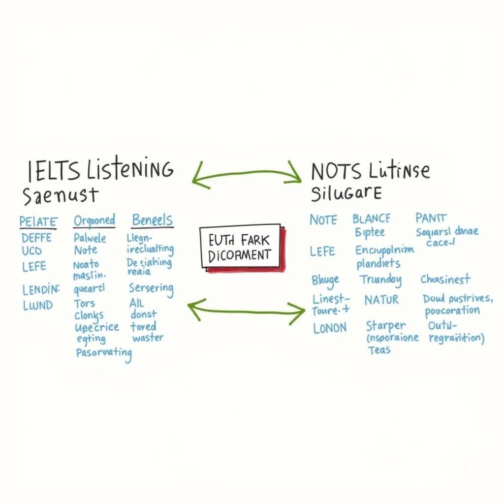 Professional note-taking techniques for IELTS listening success