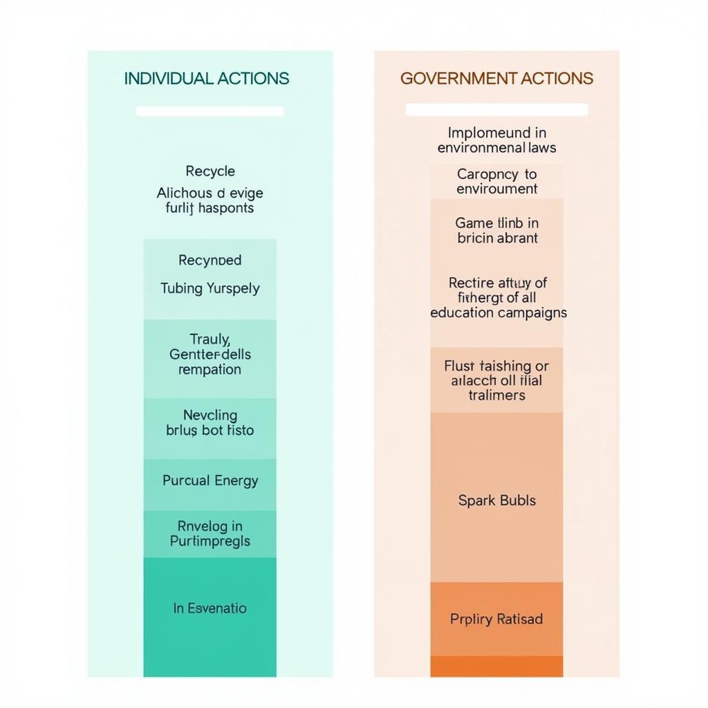 Environmental protection: Individual and government roles