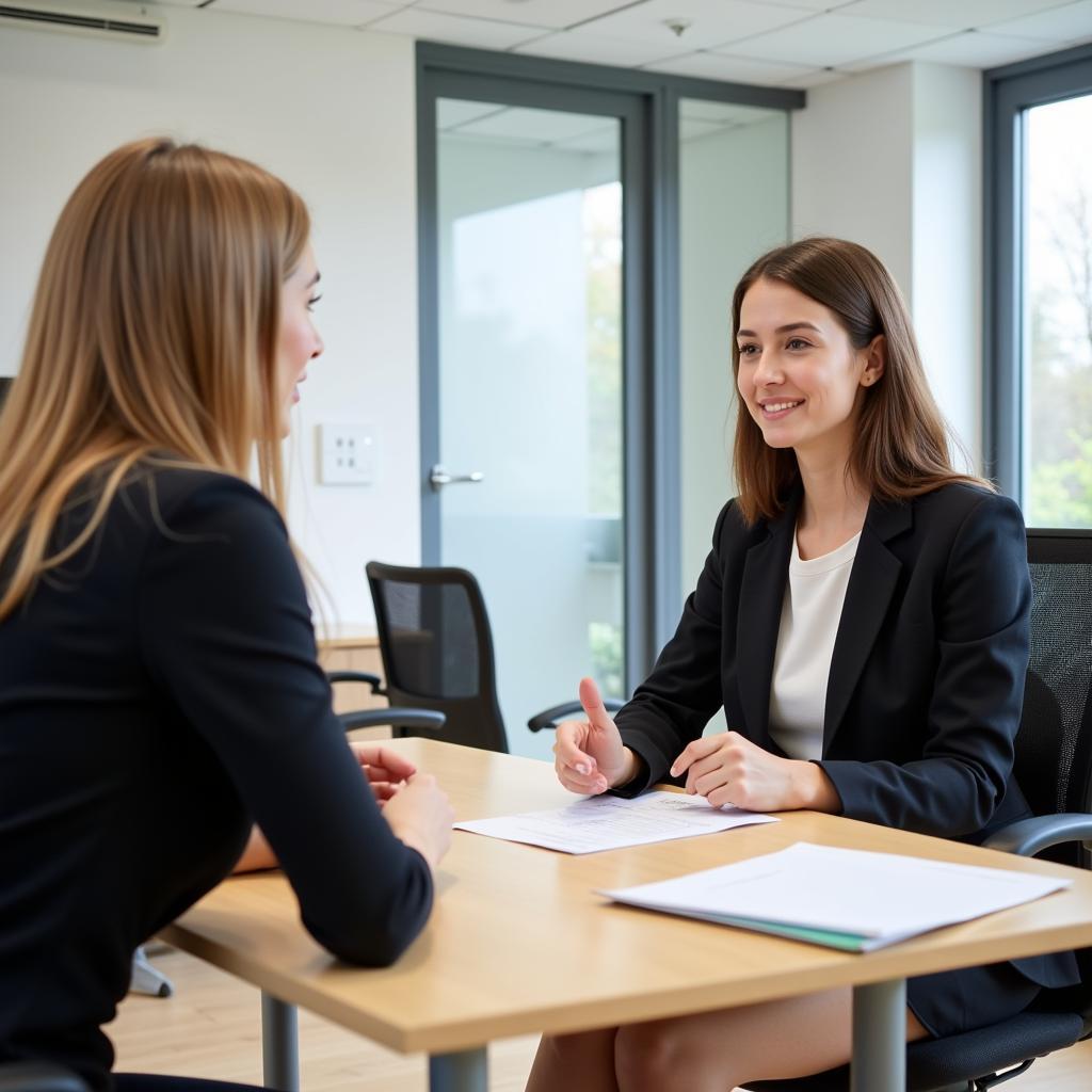 IELTS Speaking Test examining family traditions with examiner and candidate
