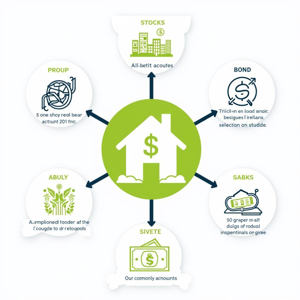 Comparison of different investment strategies for financial security