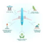Heavy taxation on flights as environmental protection measure