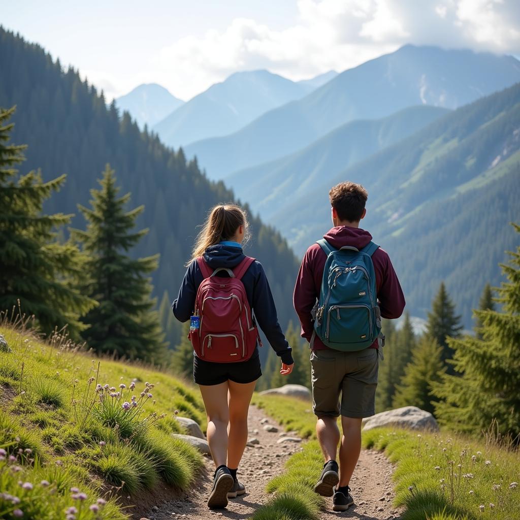 Group of Friends Enjoying an Outdoor Adventure