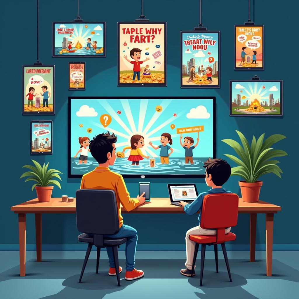 The impact of gambling advertisements on modern society through various media channels