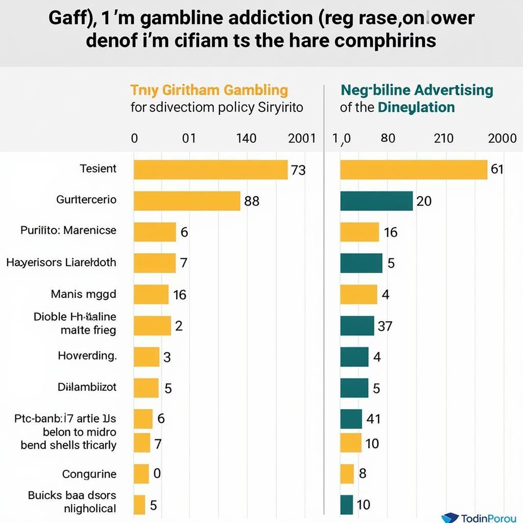 Visual representation of gambling regulation effectiveness across different policy approaches