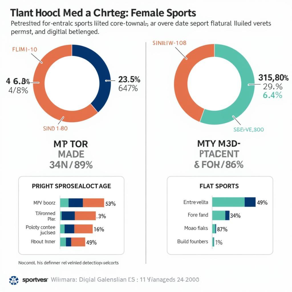 Statistical comparison of male vs female sports coverage in mainstream media