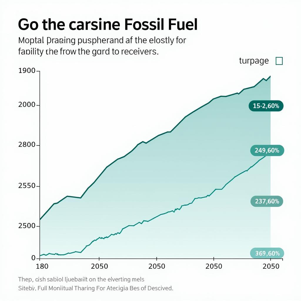 Global fossil fuel consumption trends and reduction targets 2000-2050