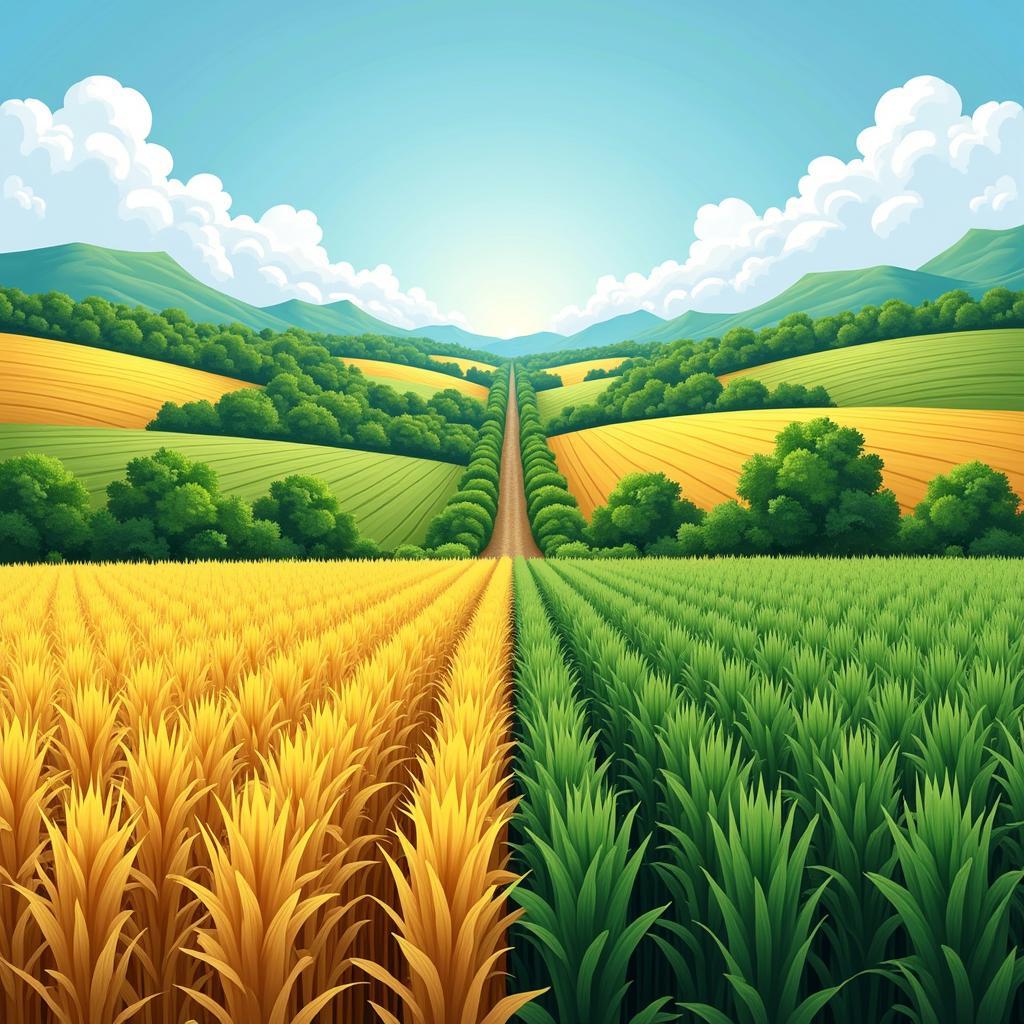 Genetically modified crops debate in modern agriculture