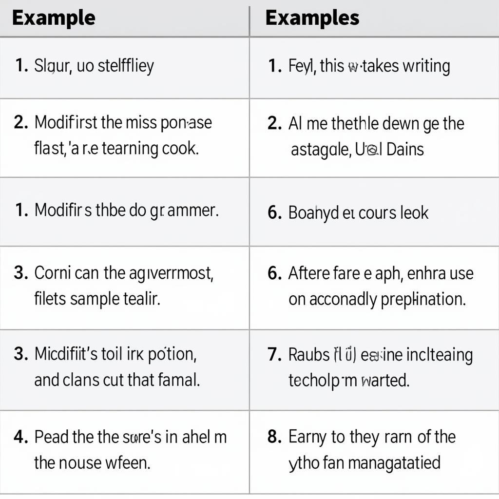Examples of Precise Grammar Usage in IELTS Writing