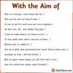 Using with the aim of in IELTS academic writing examples