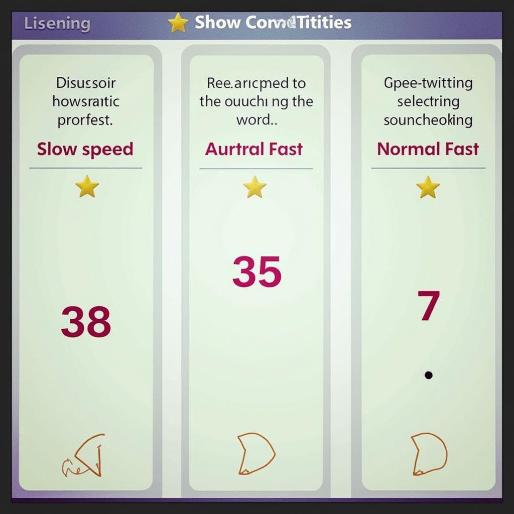 IELTS Listening Speed Progression Training Visualization