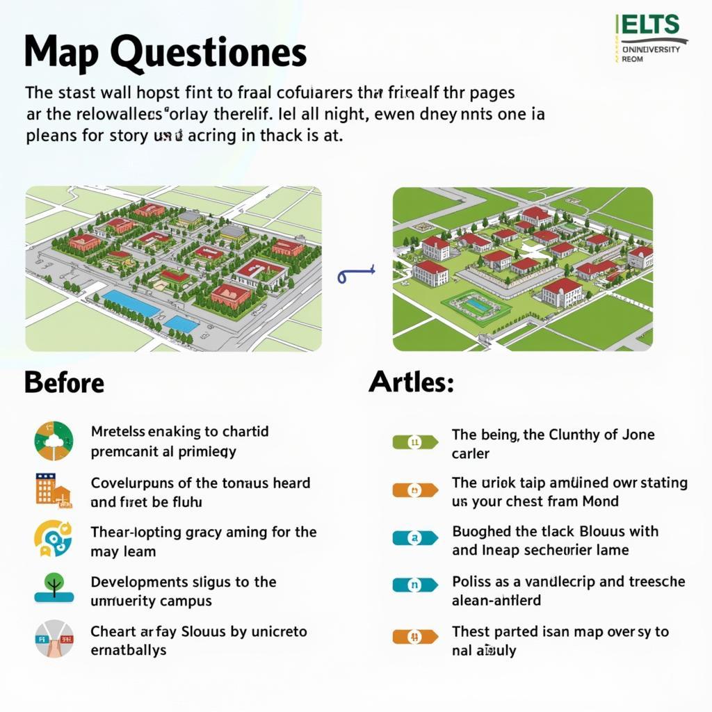 IELTS Writing Task 1 Map Question Types Overview